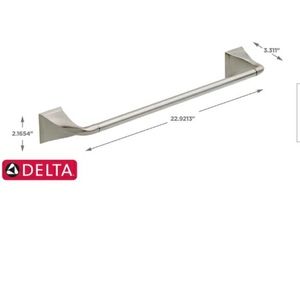 New Delta Everly 18 inch towel bar brushed nickel